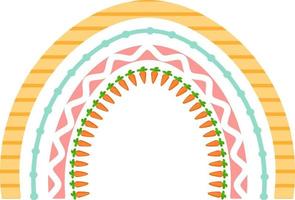 Imágenes Prediseñadas de Pascua del arco iris vector