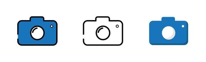 CAMERA ICON SET vector