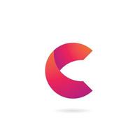 Creative C Logo icon initials based Letters in vector. vector