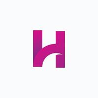 Letter H logo vector template element