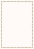 Golden ornamental frame for invitations vector