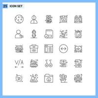 25 Thematic Vector Lines and Editable Symbols of speedometer dashboard profile speed test scale Editable Vector Design Elements