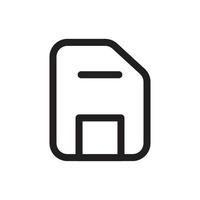 Device Storage Electronic Icon Outline vector