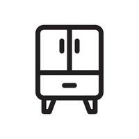 Drawer Cabinet Icon vector