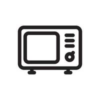 Microwave Icon Outline vector