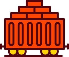 Cargo Train Vector Icon