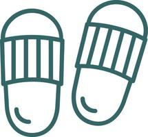 Slippers Vector Icon