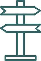 Direction sign Vector Icon