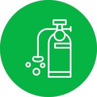 Oxygen Cylinder Vector Icon