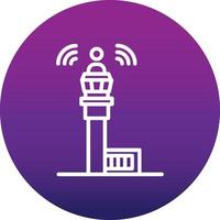 Control Tower Vector Icon