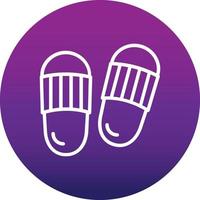 Slippers Vector Icon