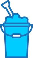 Sand Bucket Vector Icon