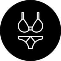 icono de vector de traje de baño