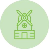 Windmill Vector Icon