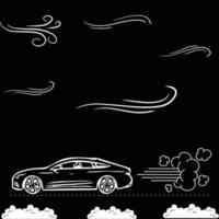 Car speed drive vector