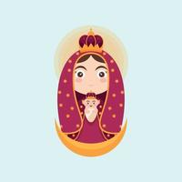 Feast of Candelaria background. vector