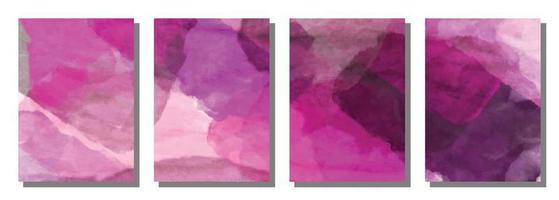 Abstract watercolor brush background. Set background. vector