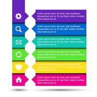 Infographic template, simple timeline with icons, web design, banners, applications, elements vector