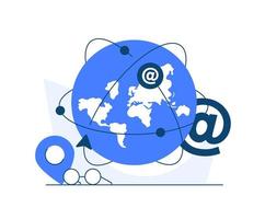 Email and messaging,Email marketing campaign vector