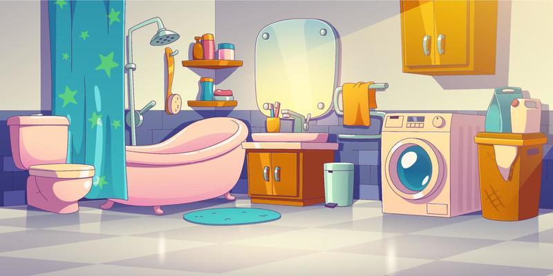 Free bathroom - Vector Art Free bathroom - Vector Art