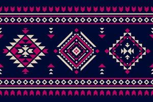 arte de patrón tribal étnico de alfombras. patrón geométrico étnico sin costuras en tribal. estilo mexicano vector