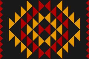 Geometric ethnic seamless pattern traditional. Aztec ethnic ornament print. Tribal pattern style. vector