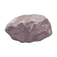 Pinkish stone in realistic style for print and design.Vector illustration. vector