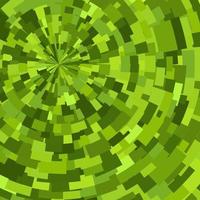 Green abstract radial textured geometric pattern background vector