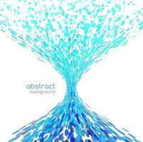 Abstract funnel tornado background colorful dots. Banner background, vector poster