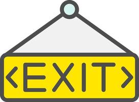 Exit Vector Icon