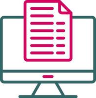 Online Documentation Vector Icon