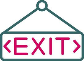Exit Vector Icon