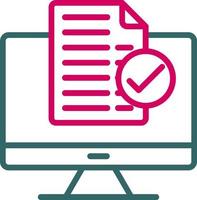 Online Documentation Vector Icon