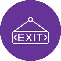 Exit Vector Icon