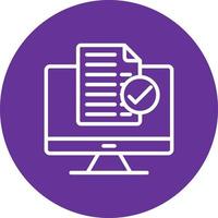 Online Documentation Vector Icon