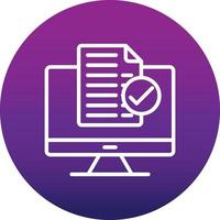 Online Documentation Vector Icon