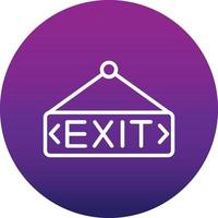 Exit Vector Icon