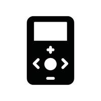 Mp3 Player Vector Icon Electronics solid EPS 10 file