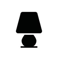 Lamp Vector Icon Electronics solid EPS 10 file