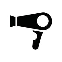 Hair Dryer Vector Icon Electronics solid EPS 10 file