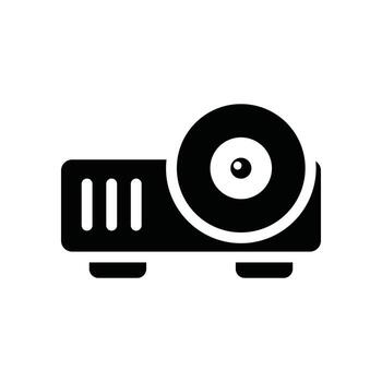 Projector Vector Icon Electronics solid EPS 10 file