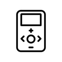 Mp3 Player Vector Icon Electronics Line  EPS 10 file