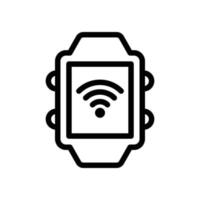 Smart Watch Vector Icon Electronics Line  EPS 10 file
