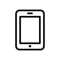 Mobile Phone Vector Icon Electronics Line  EPS 10 file