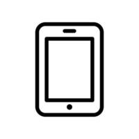 Mobile Phone Vector Icon Electronics Line  EPS 10 file