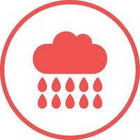 icono de vector de lluvia