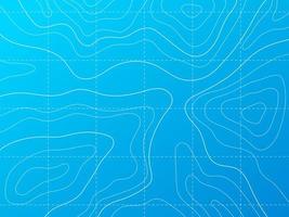 Ocean and sea line contour topographic vector map