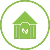 Eco friendly Building Vector Icon