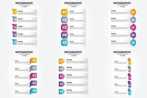 estas infografías de ilustración vectorial son ideales para publicidad en un folleto. volantes. o revista. vector