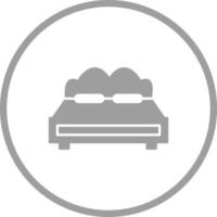 Double Bed Vector Icon